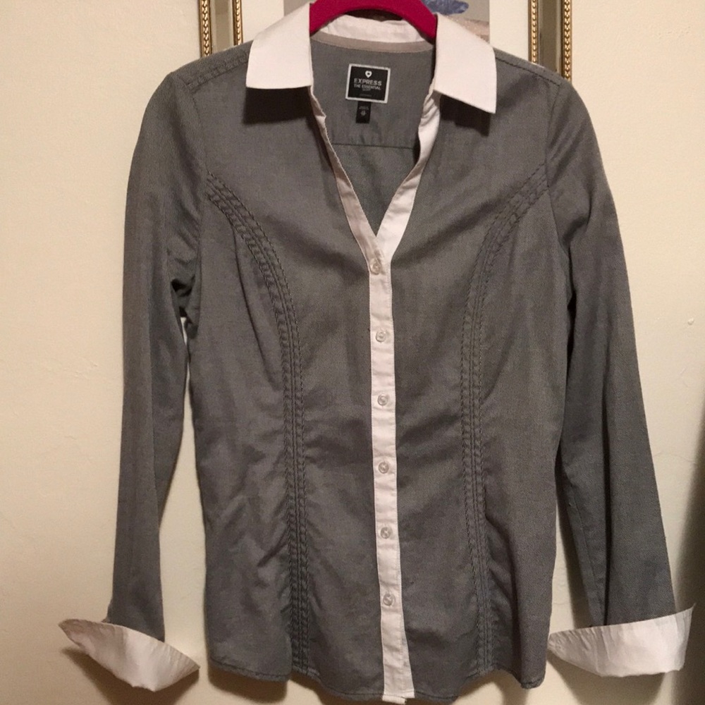 Express Button Up Blouse